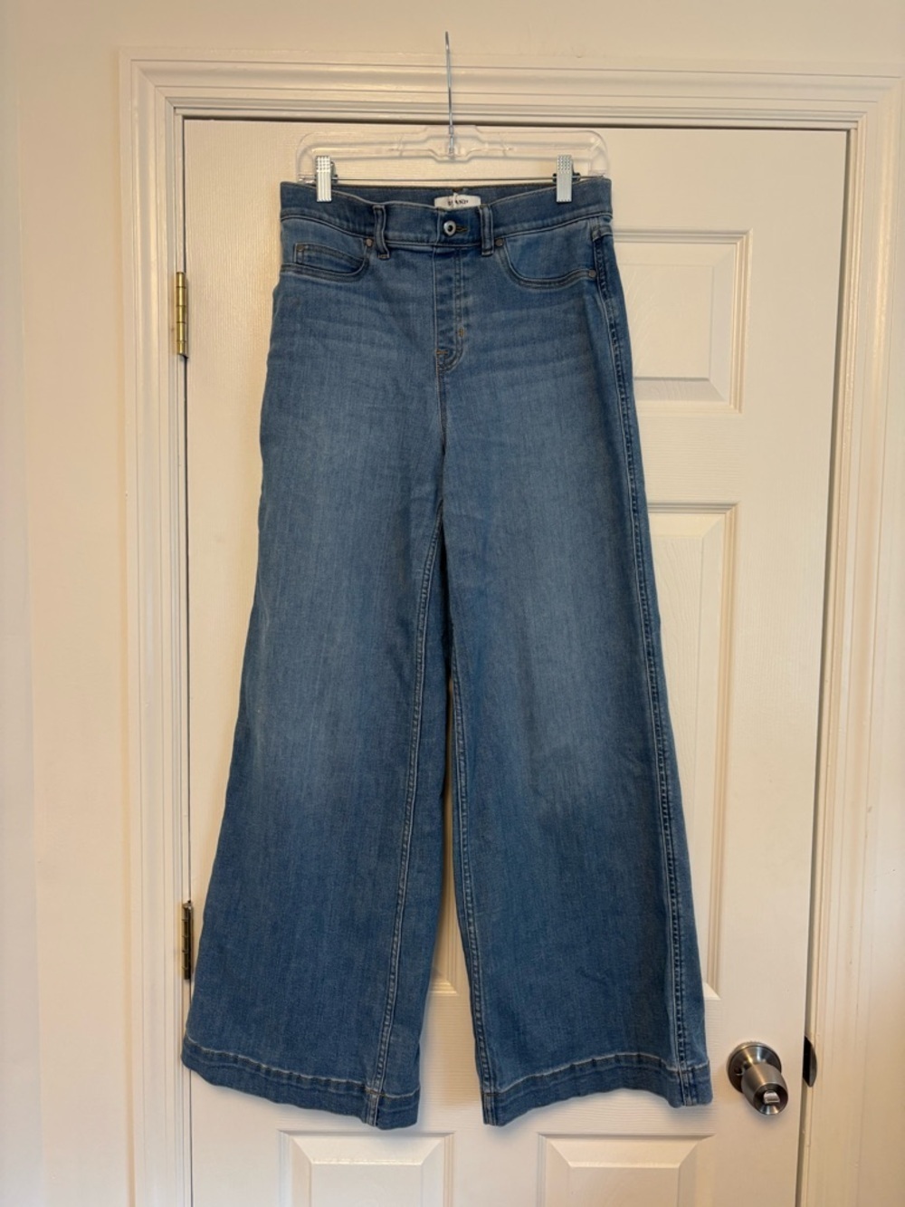 SPANXshape EveryWear Wide Leg Jeans Medium Wash Size M Regular